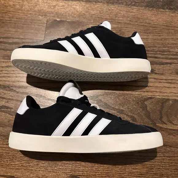 ADIDAS Black & White Gazelle ADV Shoes US M8 /W9 - Picture 5 of 9